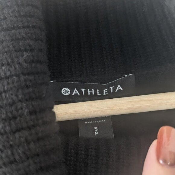Athleta | Alpine Turtleneck Sweater In Black - Picture 6 of 10